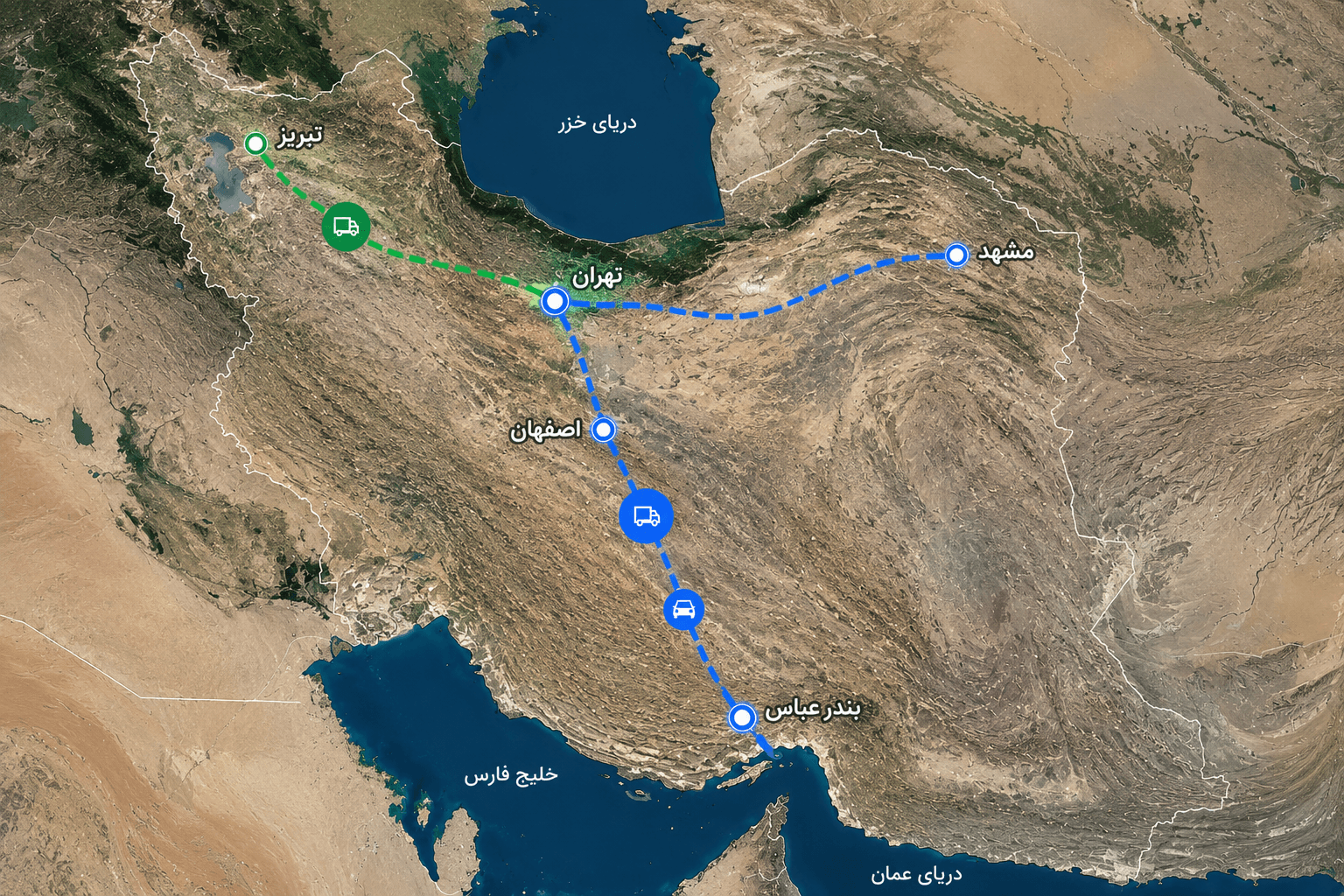 جایگاه راهبردی ایران در شبکه تجارت منطقهای