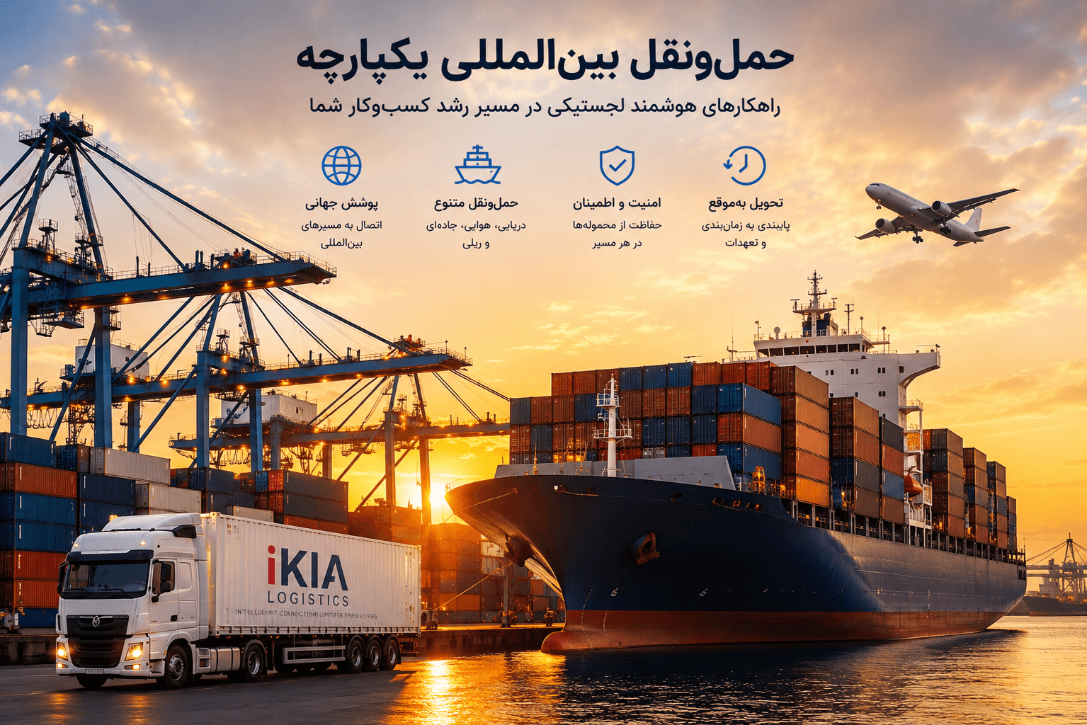 خدمات بینالمللی و ترخیص گمرکی iKIA